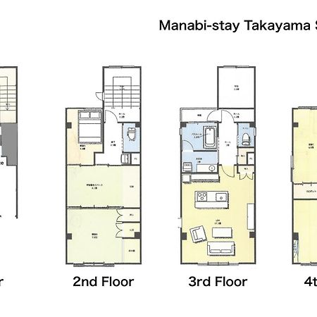 Manabi-Stay Takayama Sakura 提携駐車場利用可 古い町並みまで徒歩1分 最大9名宿泊可能な一等地で人工温泉を楽しむ Ngoại thất bức ảnh